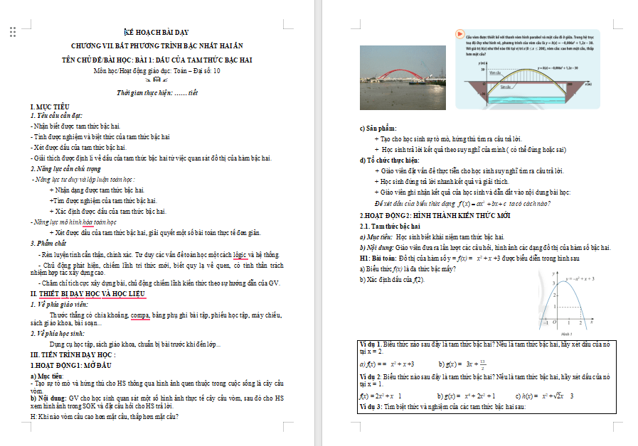 Giáo án PowerPoint Toán 10 Bài 1