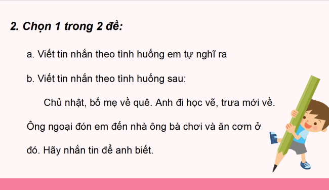 PowerPoint Tiếng Việt 2 Bài 17: Tập viết tin nhắn