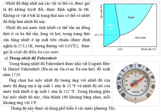 Bài tập Nhiệt độ - Thang nhiệt độ - Nhiệt kế