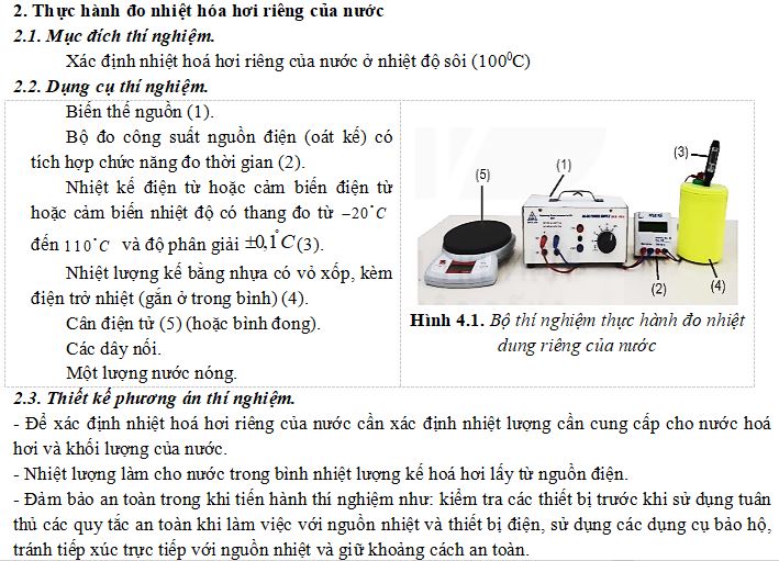 Bài tập Nhiệt hóa hơi riêng