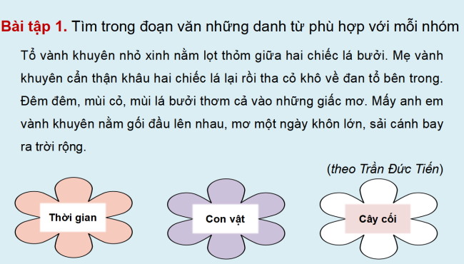 PowerPoint Tiếng Việt 4 Bài 5: Luyện tập về danh từ