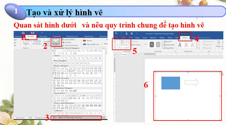 Giáo án PowerPoint Tin học 8 Bài 1: Xử lí đồ hoạ trong văn bản