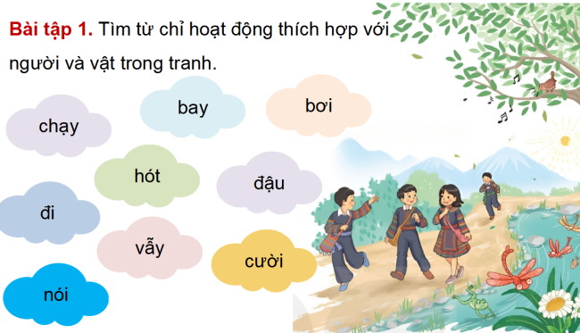 PowerPoint Tiếng Việt 4 Động từ