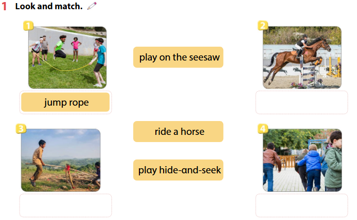 Workbook Tiếng Anh 4 Wonderful world unit 5 lesson 2 minh họa 1