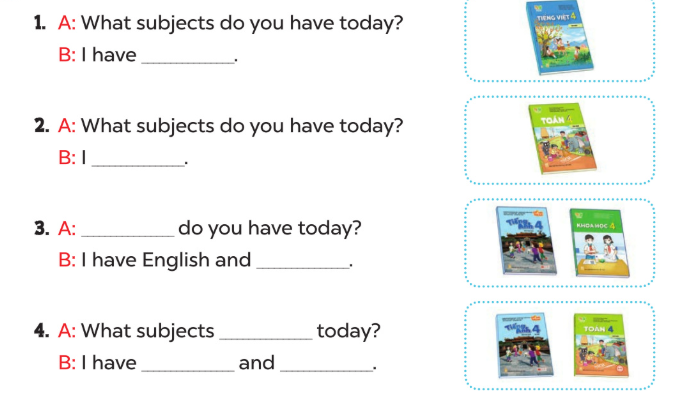 Sách tiếng Anh 4 unit 7 Our timetables lesson 1 minh họa 5