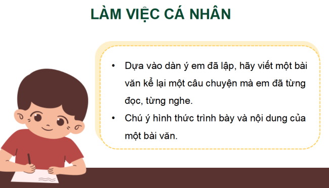 PowerPoint Tiếng Việt 4 Bài 15: Viết bài văn kể lại một câu chuyện
