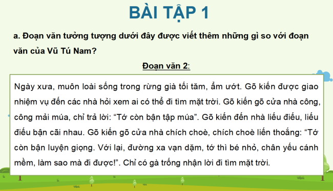 PowerPoint Tiếng Việt 4 Bài 17: Tìm hiểu cách viết đoạn văn tưởng tượng