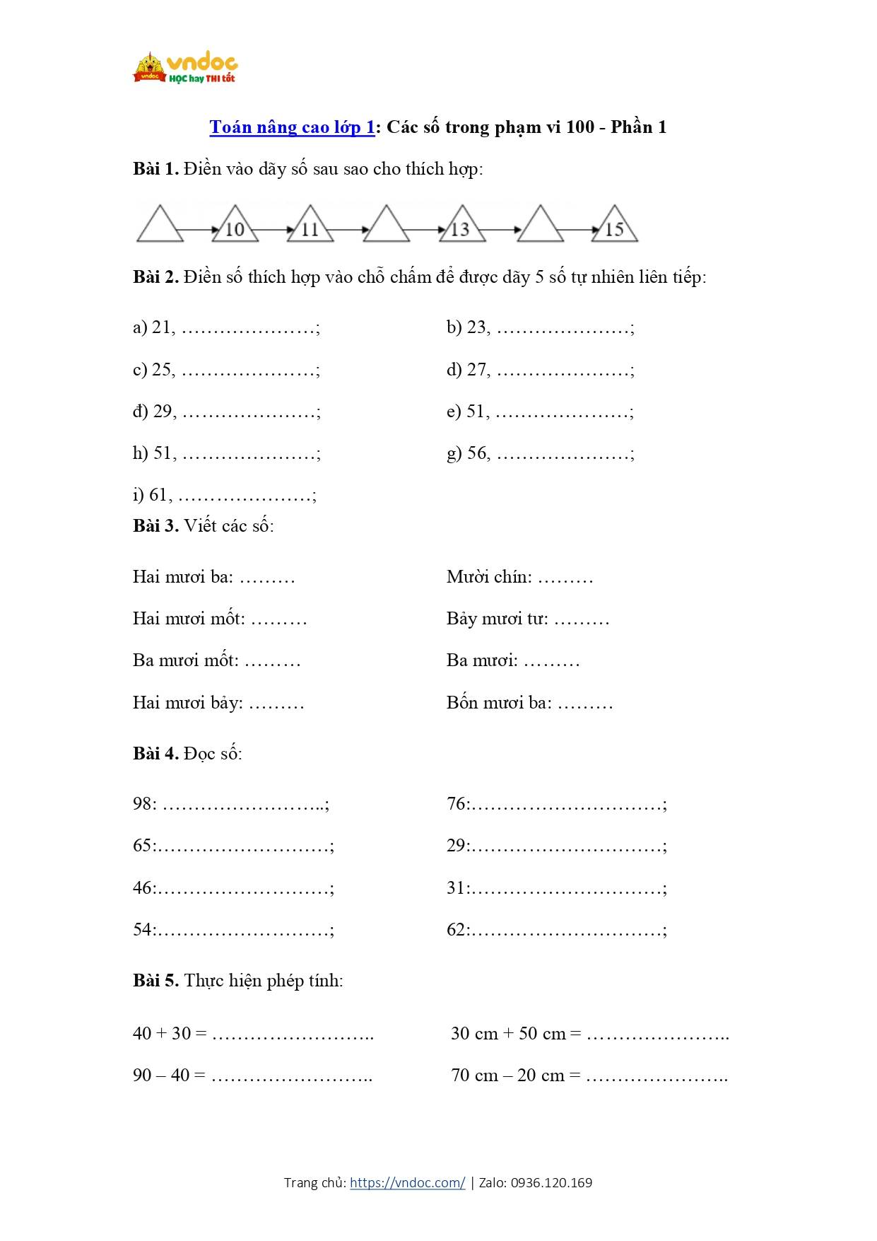 toan nang cao lop 1 cac so trong pham vi 100 phan 1 page 0001*830822