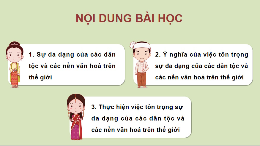 Tôn trọng sự đa dạng của các dân tộc