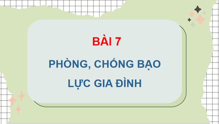 Phòng chống bạo lực gia đình