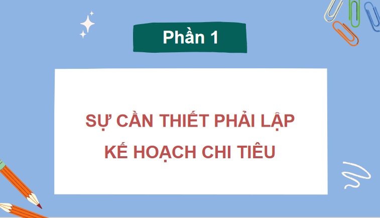 Lập kế hoạch chi tiêu