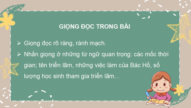PowerPoint Tiếng Việt 3 Bài 2: Triển làm Thiếu nhi với 5 điều Bác Hồ dạy