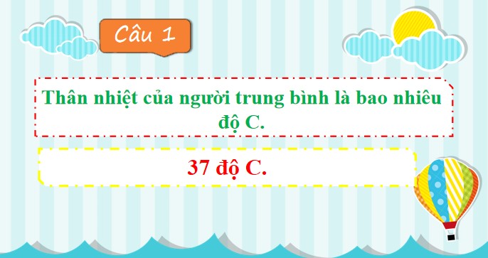 PowerPoint Khoa học 4 Nhiệt độ và sự truyền nhiệt