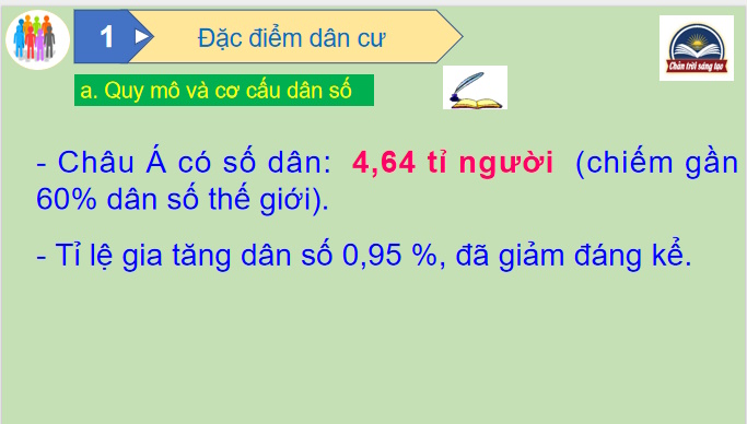 Đặc điểm dân cư xã hội châu Á