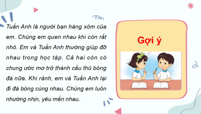 PowerPoint Tiếng Việt 3 Bài 4: Luyện tập viết đoạn văn nêu tình cảm với thầy cô giáo hoặc một người bạn