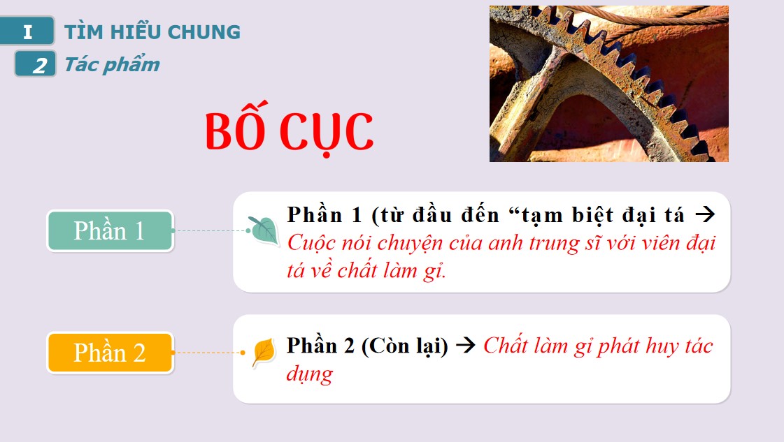 Giáo án PPT Văn 7 Cánh Diều Bài Chất làm gỉ