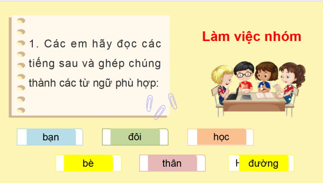 PowerPoint Tiếng Việt 3 Bài 1: Mở rộng vốn từ Bạn bè