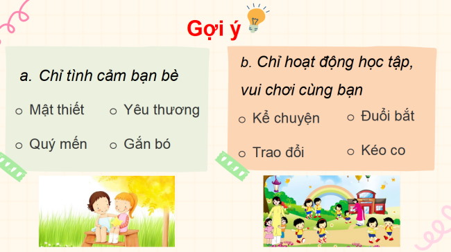 PowerPoint Tiếng Việt 3 Bài 1: Mở rộng vốn từ Bạn bè