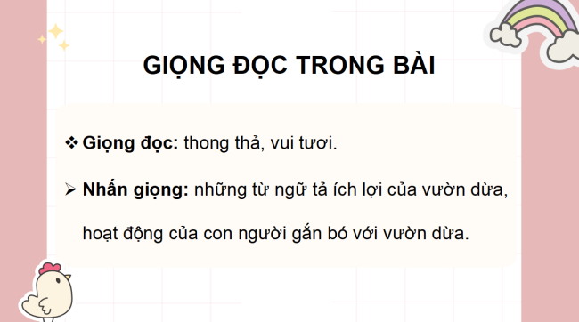 PowerPoint Tiếng Việt 3 Bài 2: Vườn dừa của ngoại