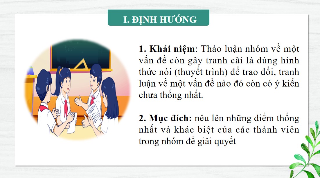 Giáo án PPT Văn 7 Cánh Diều Bài Thảo luận nhóm về một vấn đề