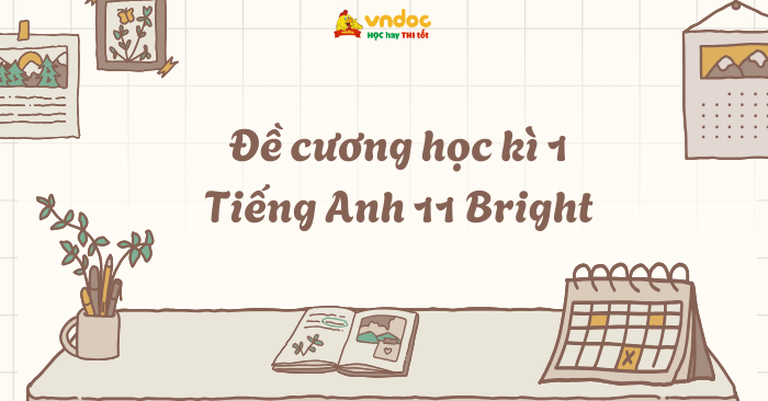 Đề cương học kì 1 Tiếng Anh 11 Bright