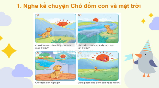 PowerPoint Tiếng Việt 3 Bài 7: Kể chuyện Chó Đốm con và mặt trời