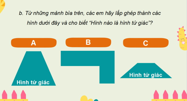PowerPoint Toán 2: Thực hành lắp ghép, xếp hình phẳng