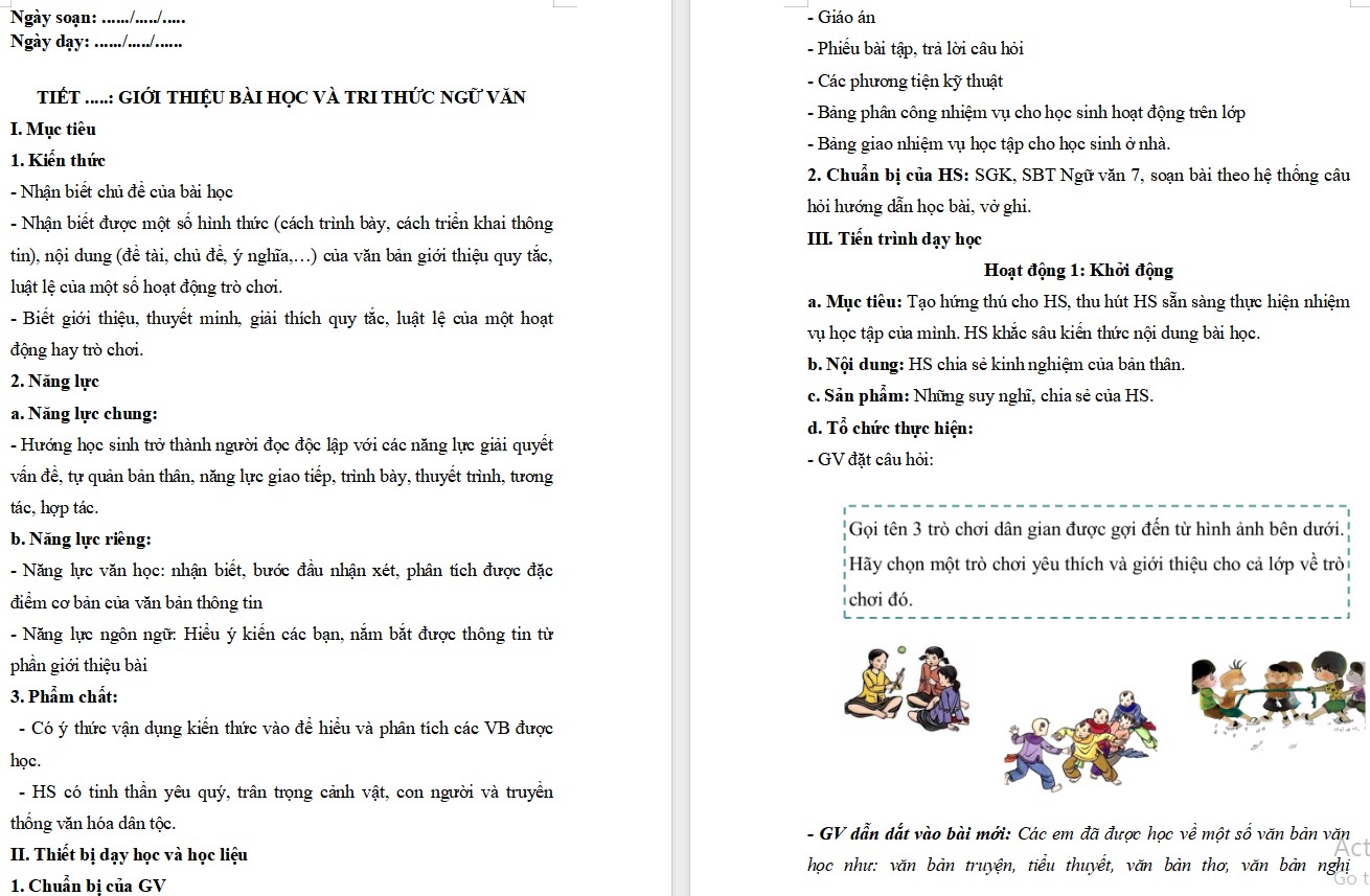 KHBD Ngữ văn 7 Bài Kiến thức ngữ văn trang 102 Cánh Diều