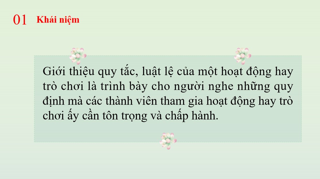 Giáo án PPT Văn 7 Cánh Diều Bài Giới thiệu quy tắc, luật lệ của một hoạt động hay trò chơi
