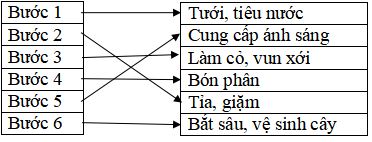 Đáp án đề kiểm tra học kì 1 môn Công nghệ lớp 4