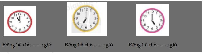 Đề thi học kì 1 môn Toán lớp 1