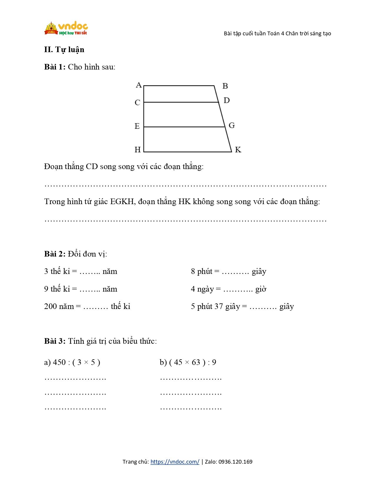 phieu bai tap cuoi tuan 14 toan 4 co ban ctst page 0002*842741