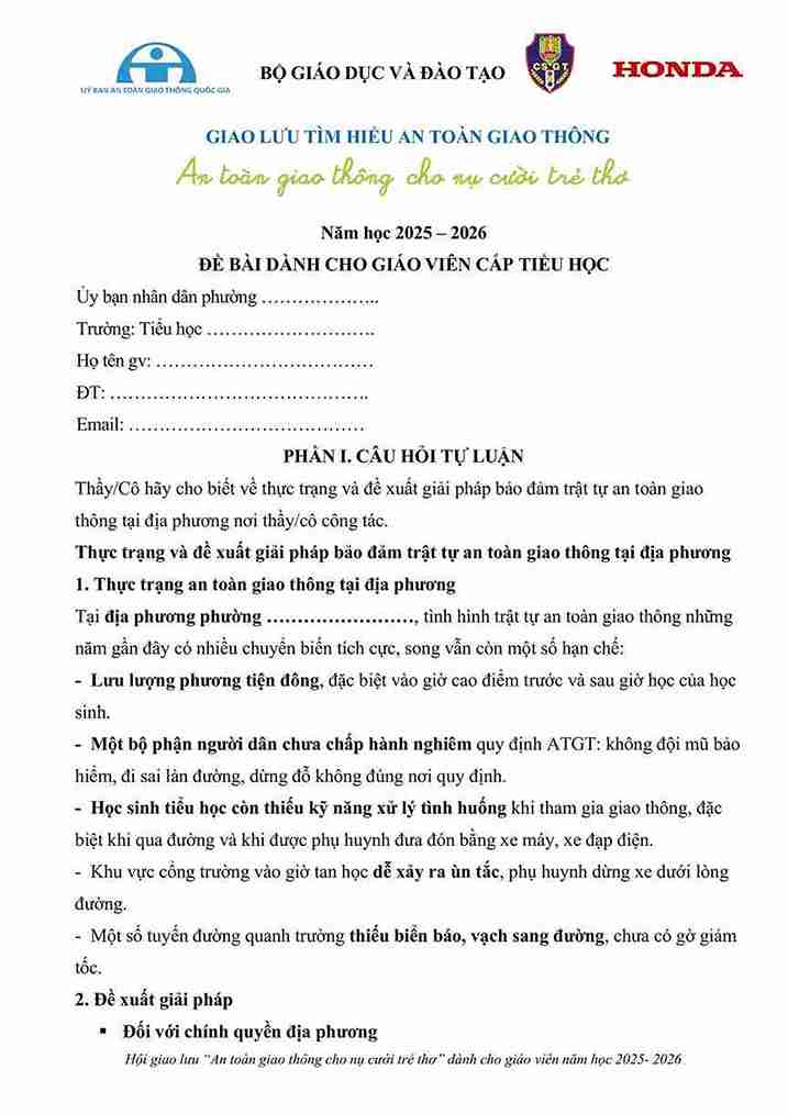 Bai thi ATGT cho Giao vien lop 4 1*843244