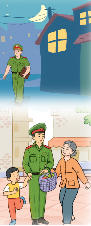 Chú công an trang 123 lớp 5 Tập 1 Cánh Diều