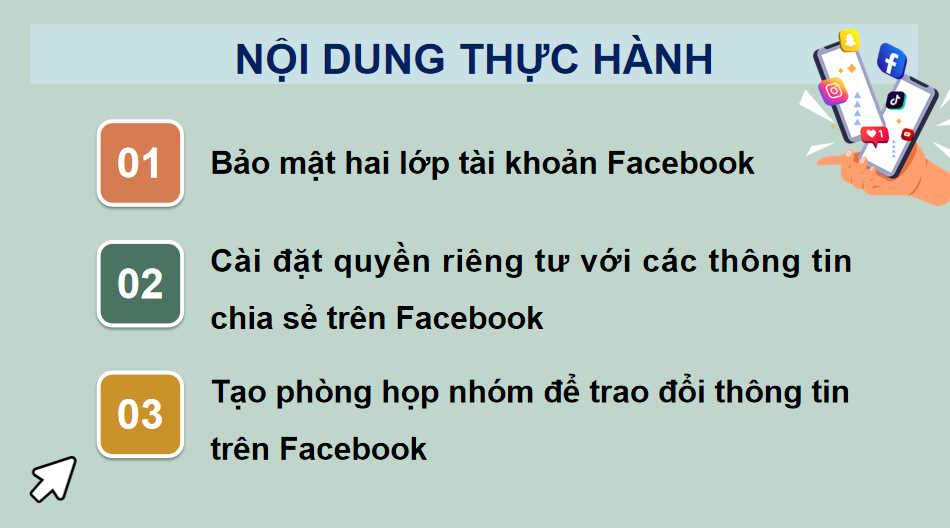 Thực hành một số tính năng nâng cao của mạng xã hội
