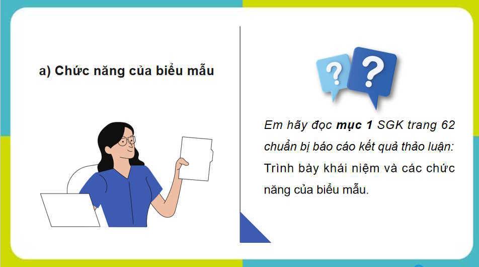 Các biểu mẫu cho xem và cập nhập CSDL