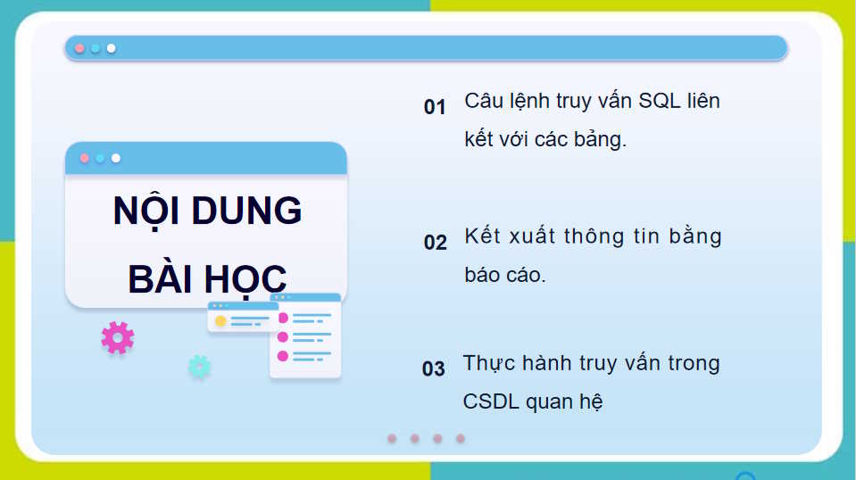 Truy vấn trong cơ sở dữ liệu quan hệ tiếp theo