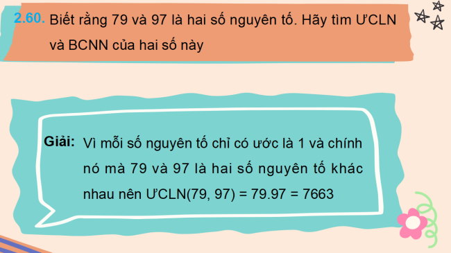 PowerPoint Toán 6 Bài tập cuối chương II