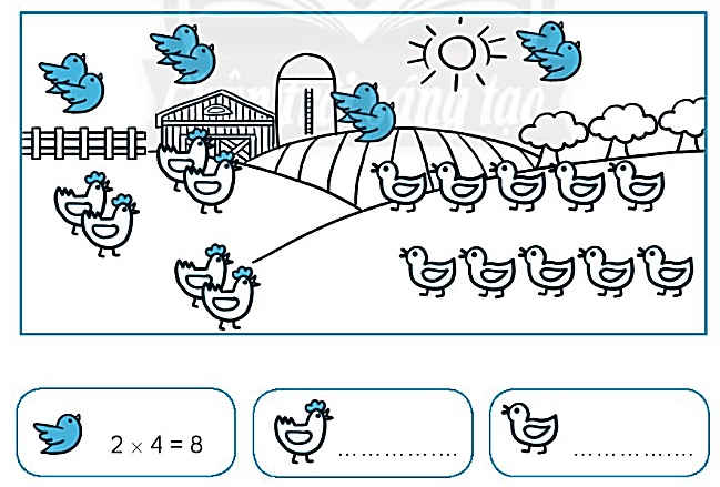 Giải vở bài tập Toán lớp 2 Bảng chia 5 (trang 27) - Chân trời sáng tạo