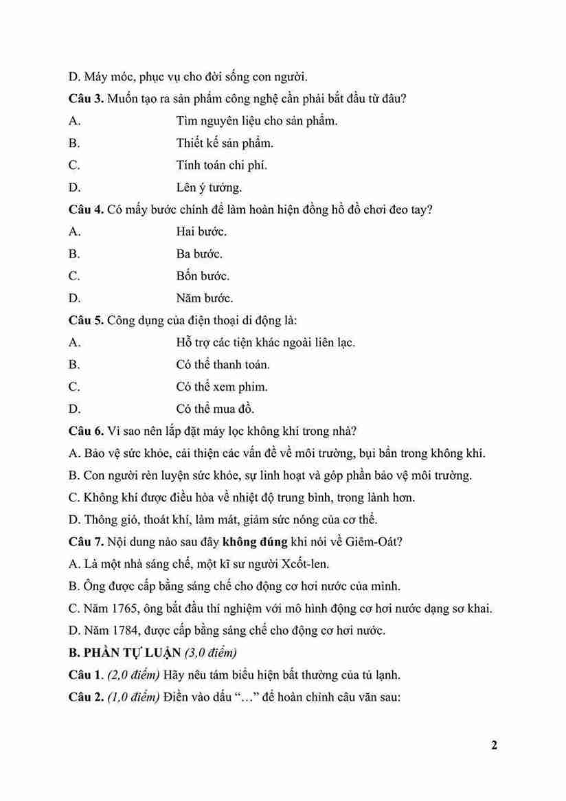 de thi hoc ki 1 cong nghe 5 kntt de so 2 2*847660