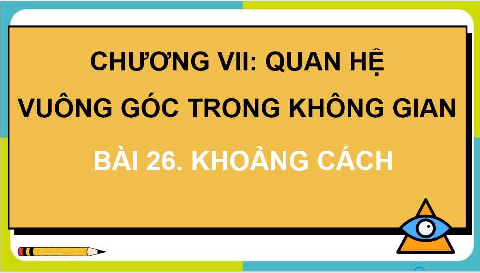 Khoảng cách