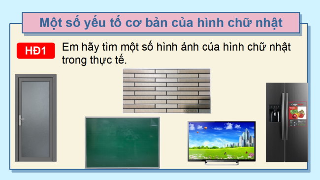 PowerPoint Toán 6 Bài 19: Hình chữ nhật. Hình thoi hình bình hành. Hình thang cân