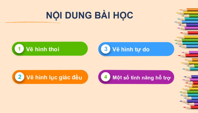 PowerPoint Toán 6 Vẽ hình đơn giản với phần mềm Geogebra