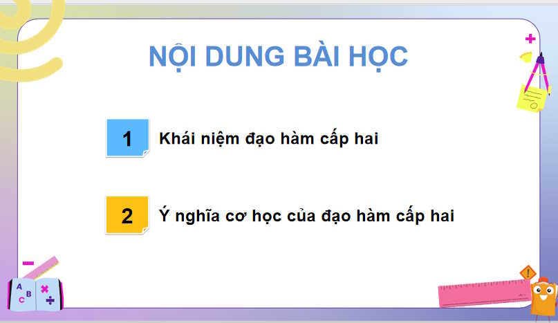  Đạo hàm cấp hai