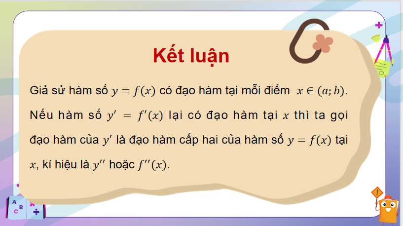  Đạo hàm cấp hai