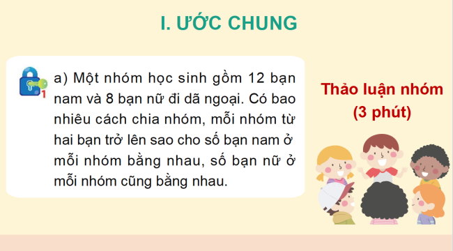 PowerPoint Toán 6 Bài 12: Ước chung. Ước chung lớn nhất