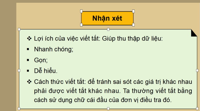 PowerPoint Toán 6 Bài 2: Biểu diễn dữ liệu trên bảng