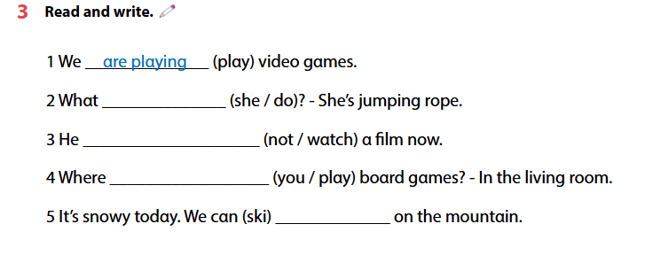 Workbook tiếng Anh lớp 4 Wonderful World Review 3 minh họa 3