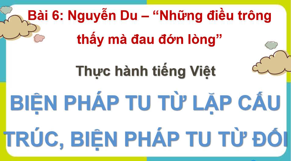 Ngữ văn 11 Bài 6: Thực hành tiếng Việt