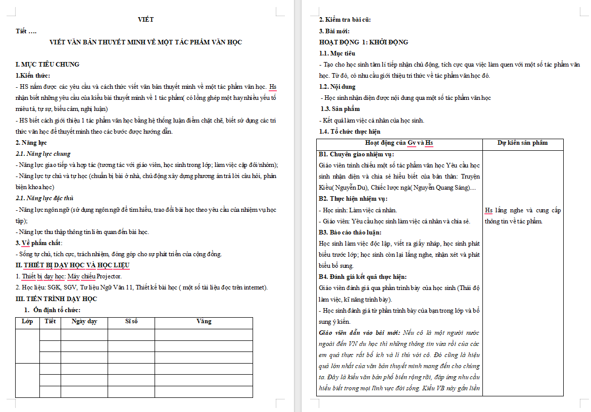 Ngữ văn 11 Bài 6: Viết văn bản thuyết minh về một tác phẩm văn học